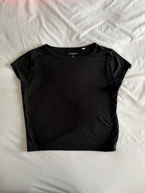 Asics Black Short Sleeve Women's Crewneck Tee